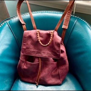 Leather Simplicity Backpack